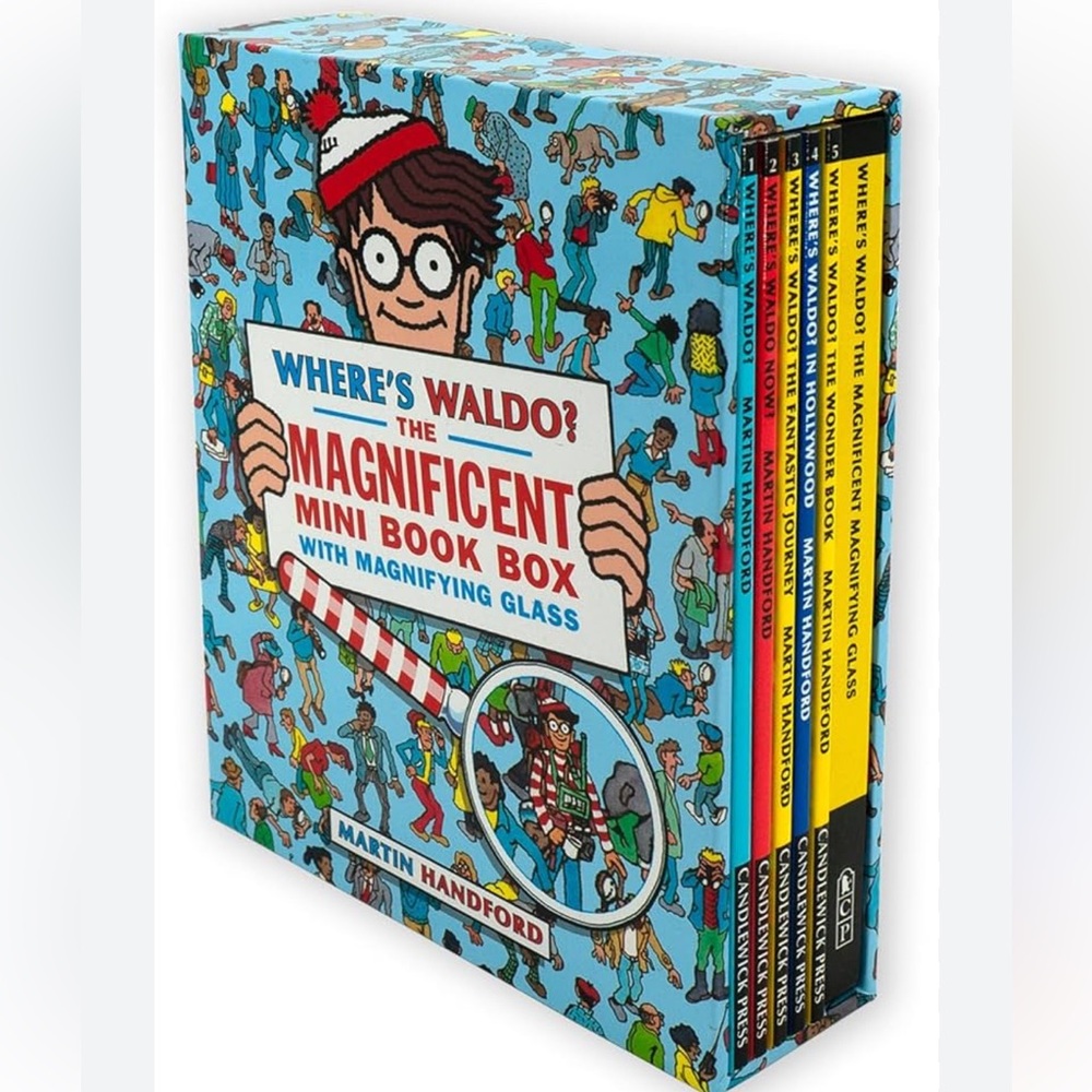 Where's Waldo? Magnificent Mini Book Box Set with Magnifying Glass